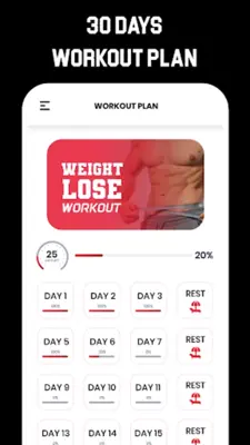 Weight Lose for Men  Workout android App screenshot 5